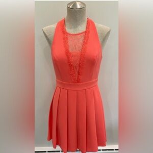 BCBGeneration coral Lace Dress size 8